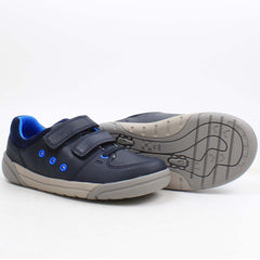 Clarks Tolby Buzz Kids Navy Trainers NO BOX