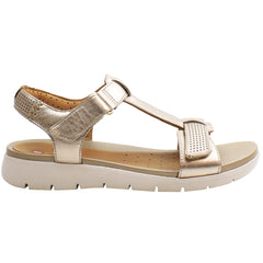 Clarks Un Haywood Womens Gold Sandals