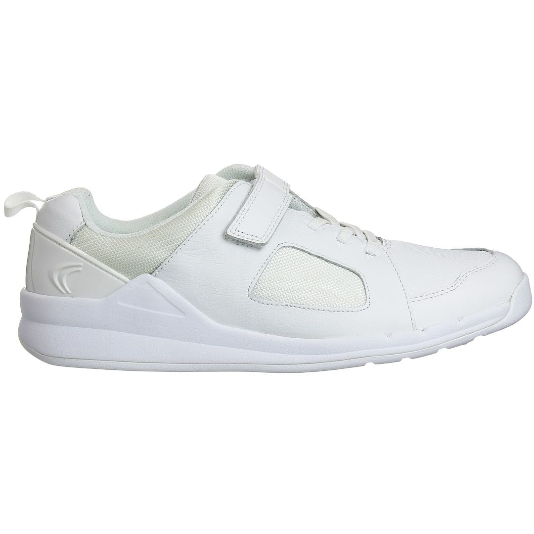 Calrks Orbit Ride Kids White Trainers