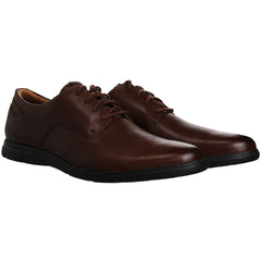 Clarks Vennor Walk Mens Brown Shoes