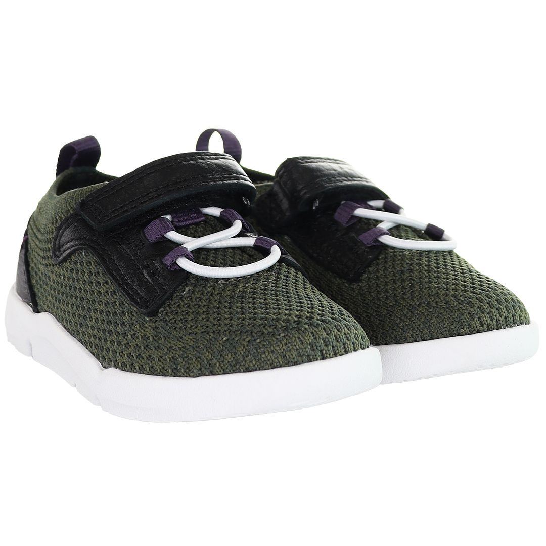 Clarks x Marvel Tri Kids Green Trainers