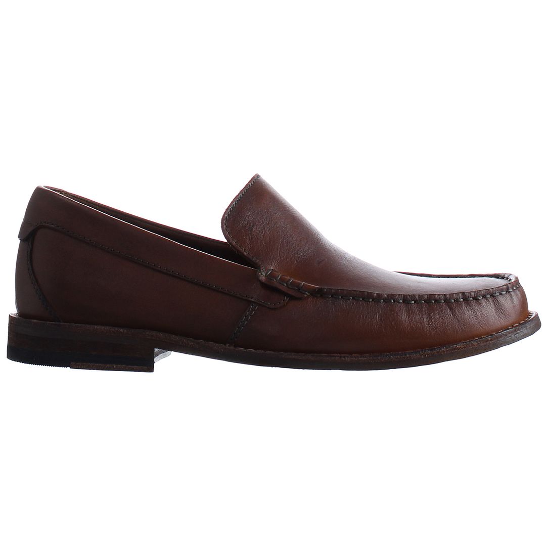 Clarks Pace Barnes Mens Brown Shoes