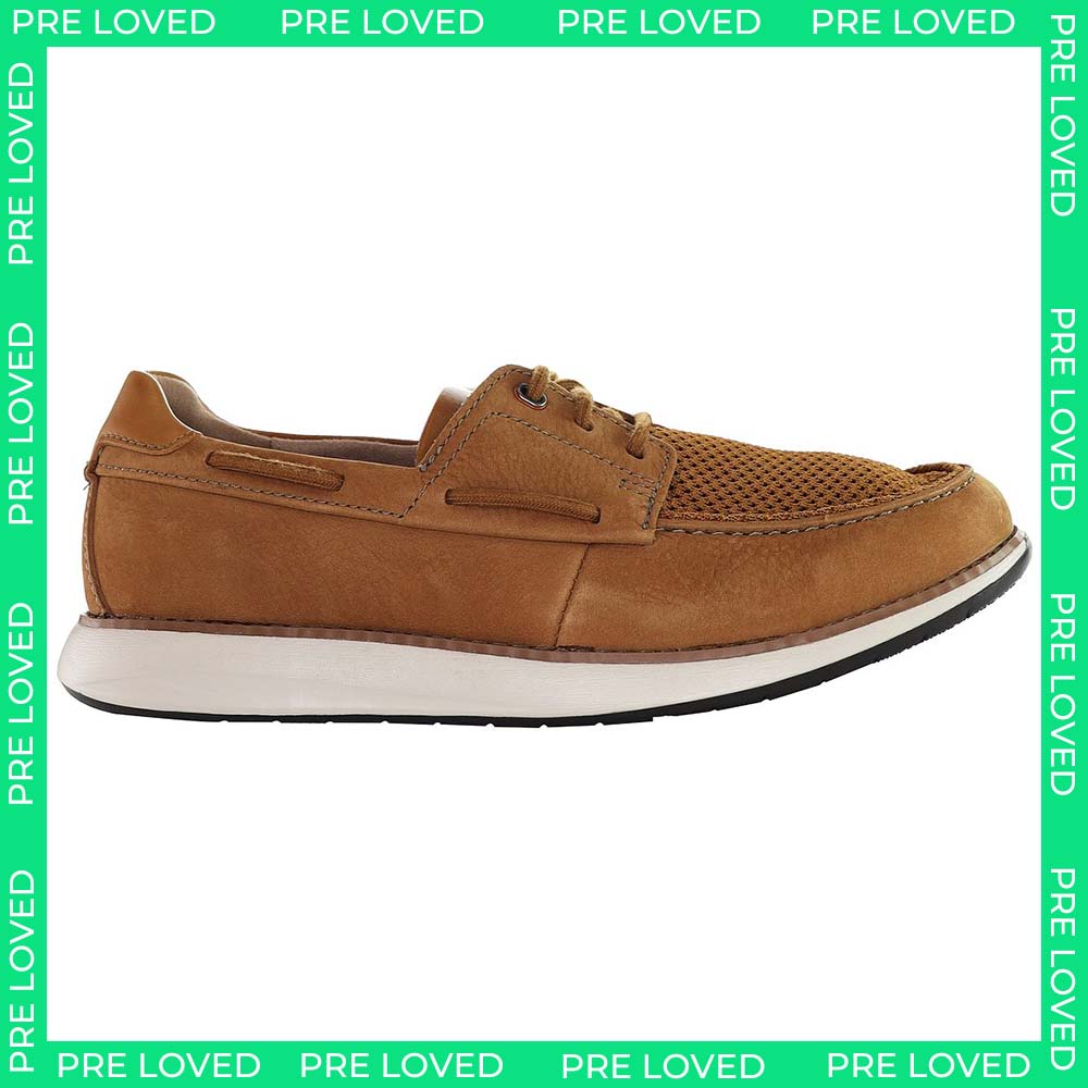 Clarks Un Pilot Mens Brown Boat Shoes NO BOX