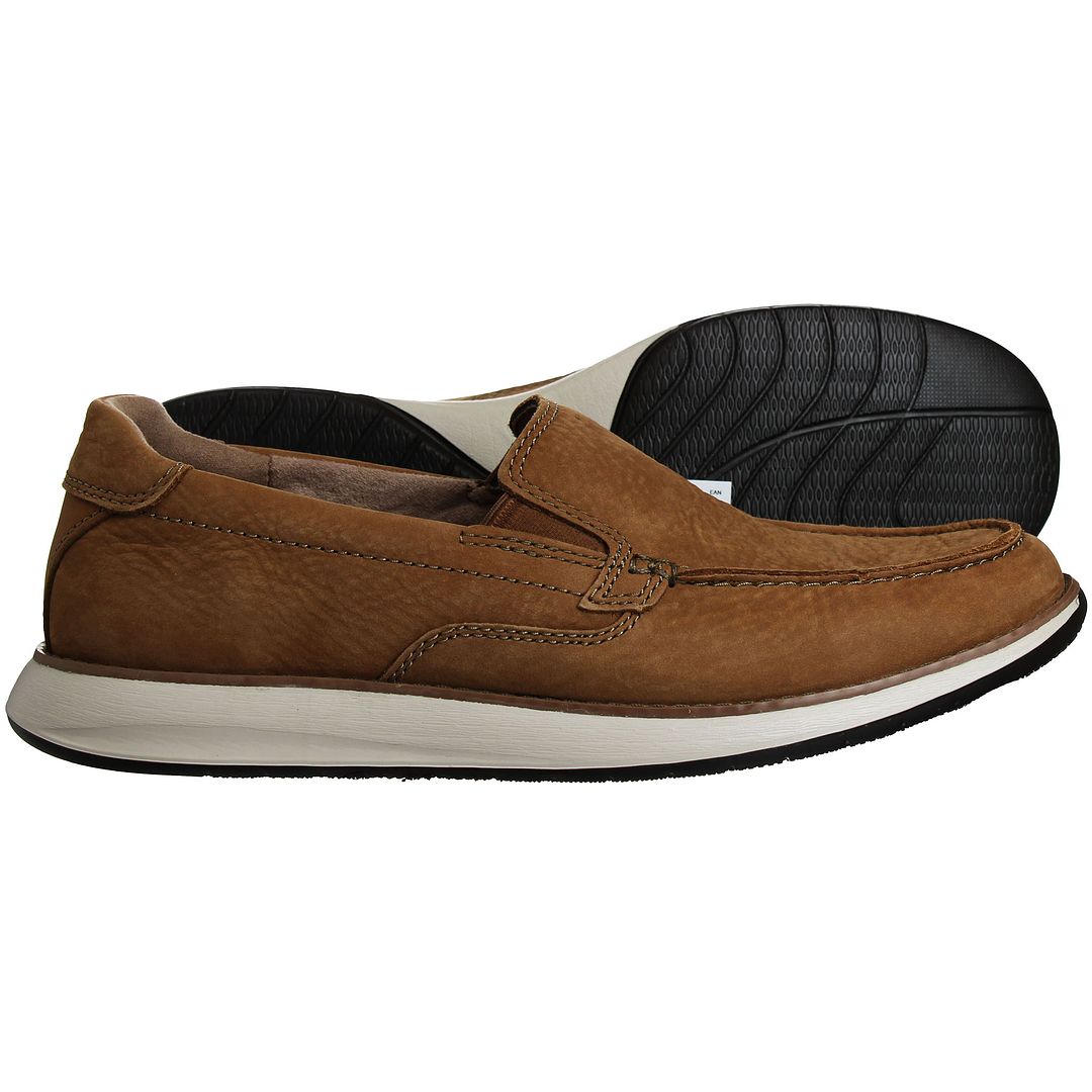 Clarks Un Pilot Mens Brown Shoes