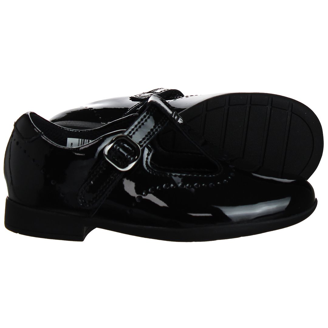 Clarks Scala Seek Kids Black Shoes