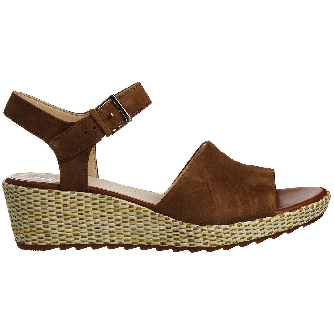 Clarks Kamara Sun Womens Brown Wedges