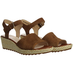 Clarks Kamara Sun Womens Brown Wedges