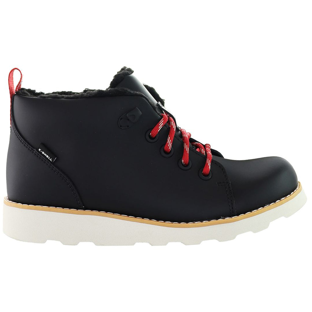 Clarks Tor Hiker Kids Black Boots