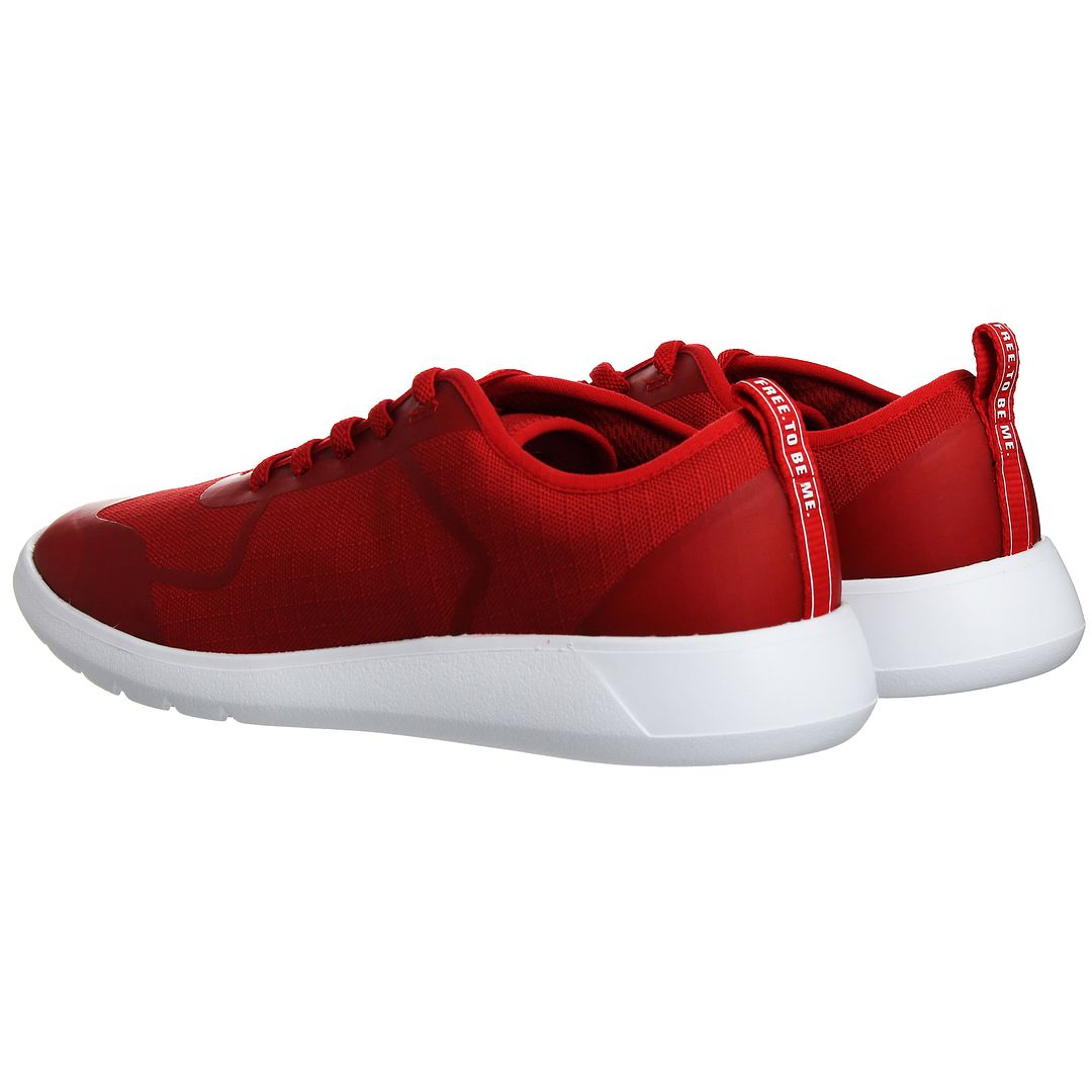 Clarks Scape Soar Kids Red Trainers