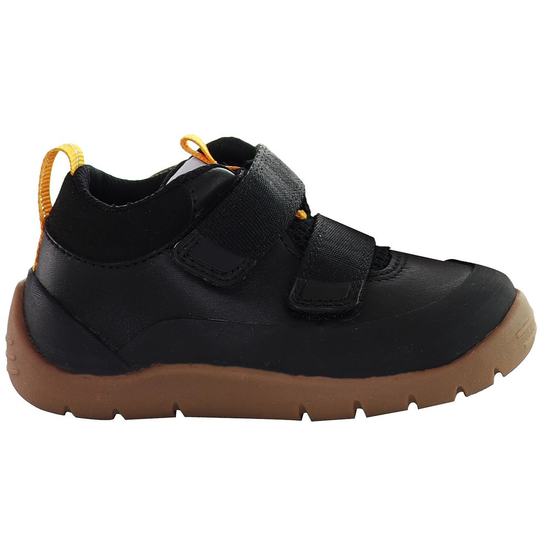 Clarks Play Hike Kids Black Trainers