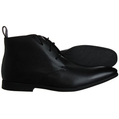 Clarks Bampton Up Mens Black Boots