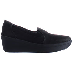 Clarks Step Rose Moon Womens Black Shoes