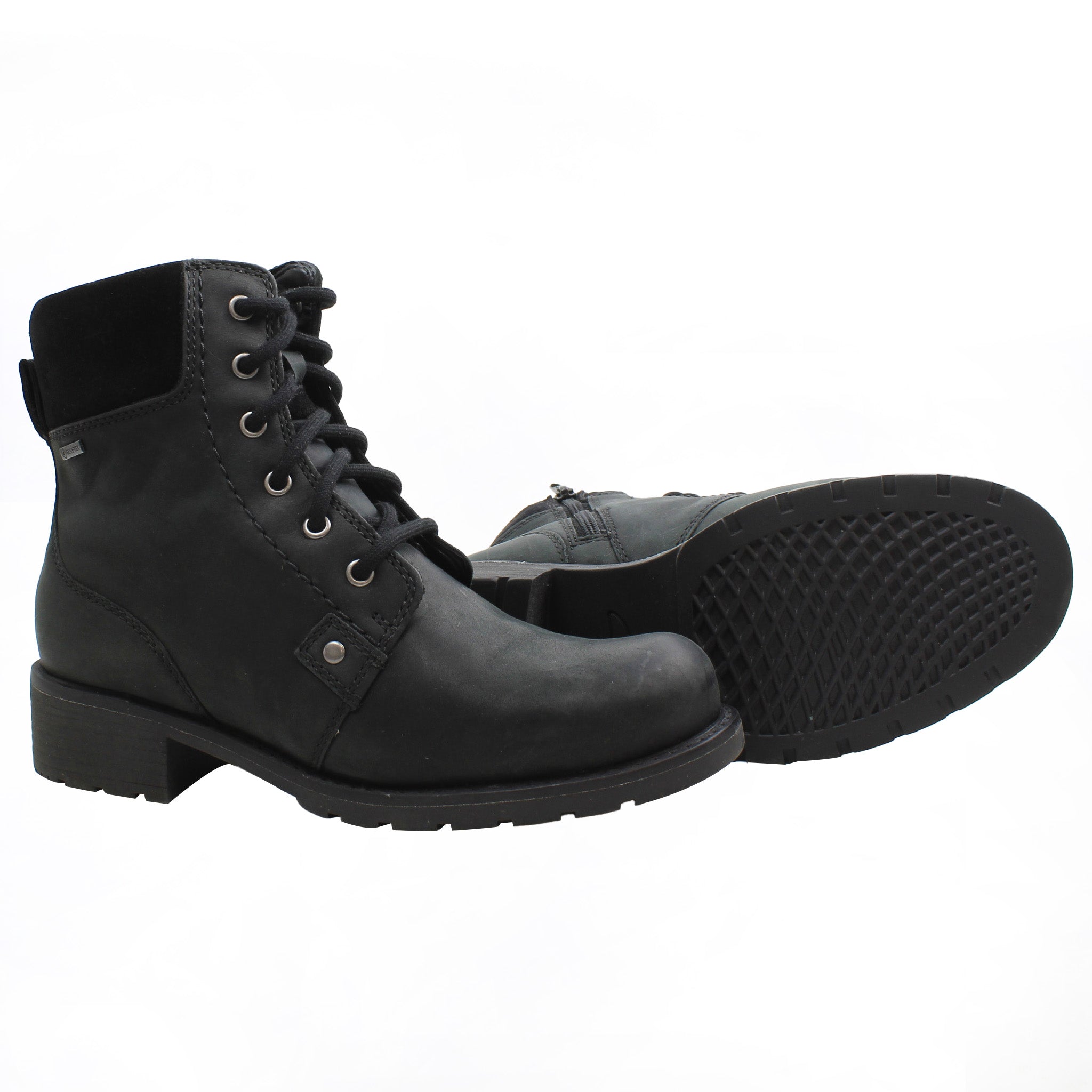 Clarks Orinoco Up GTX Womens Black Boots NO BOX