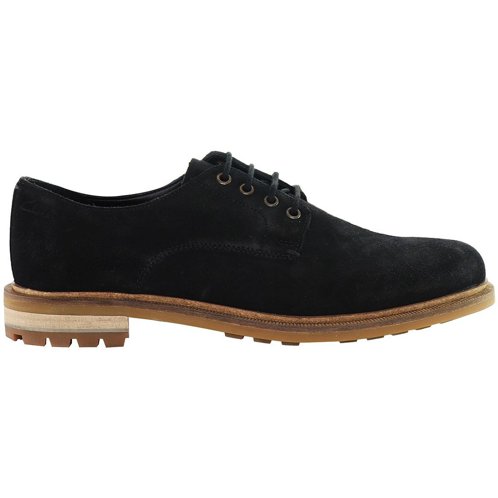 Clarks Foxwell Hall Mens Black Shoes