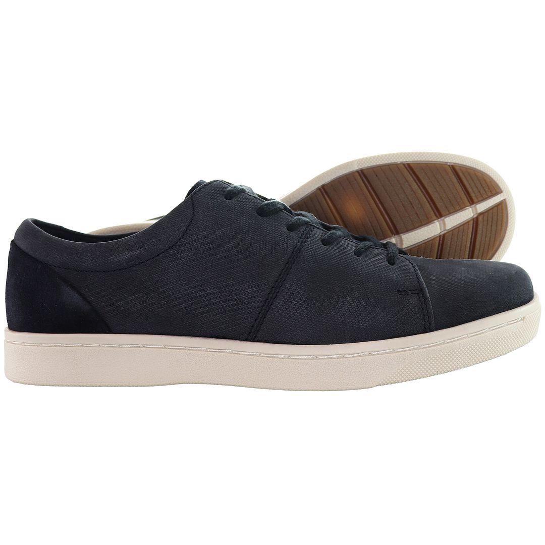 Clarks Kitna Vibe Mens Navy Trainers