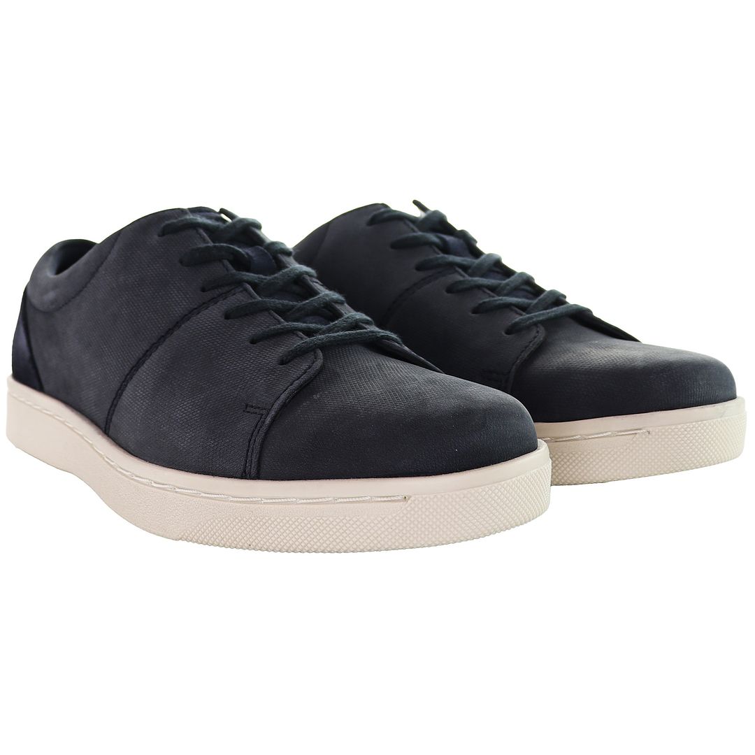 Clarks Kitna Vibe Mens Navy Trainers