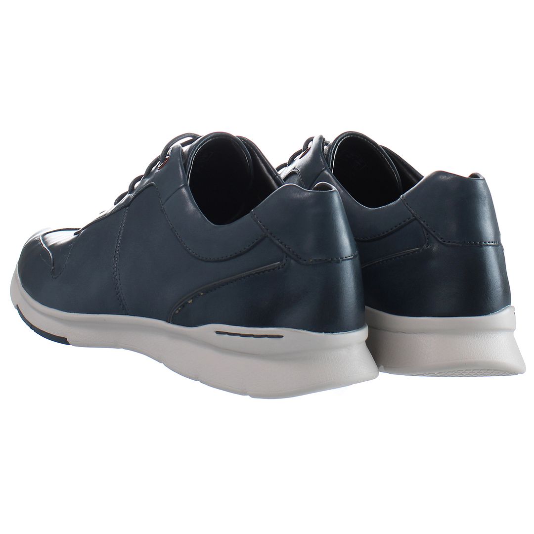 Clarks Un Tynamo Tie Mens Navy Shoes