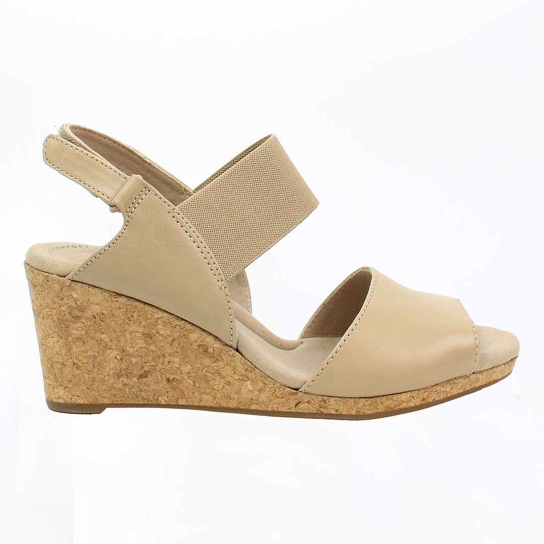 Clarks Lafley Lily Womens Beige Wedges NO BOX