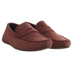 Clarks Reazor Penny Mens Red Shoes