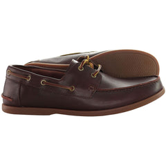 Clarks Pickwell Sail Mens Brown Boat Shoes