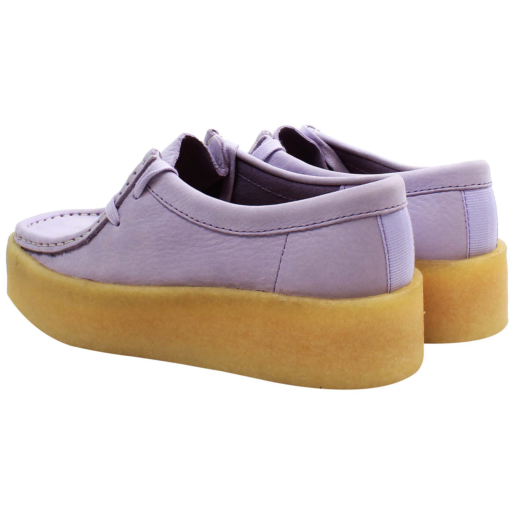 Clarks Wallabee Cup Womens Lilac Shoes