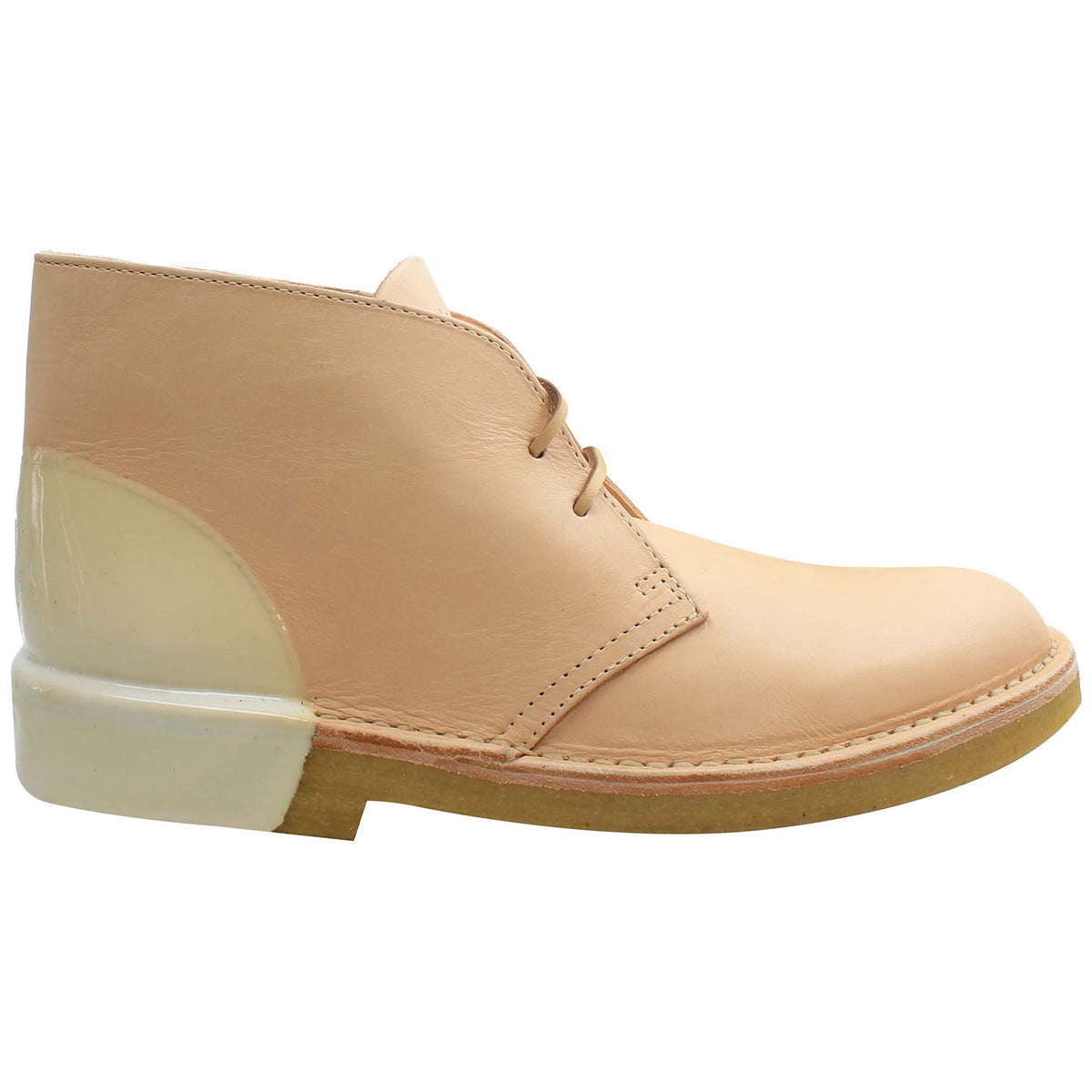 Clarks Desert Mens Pink/White Boots