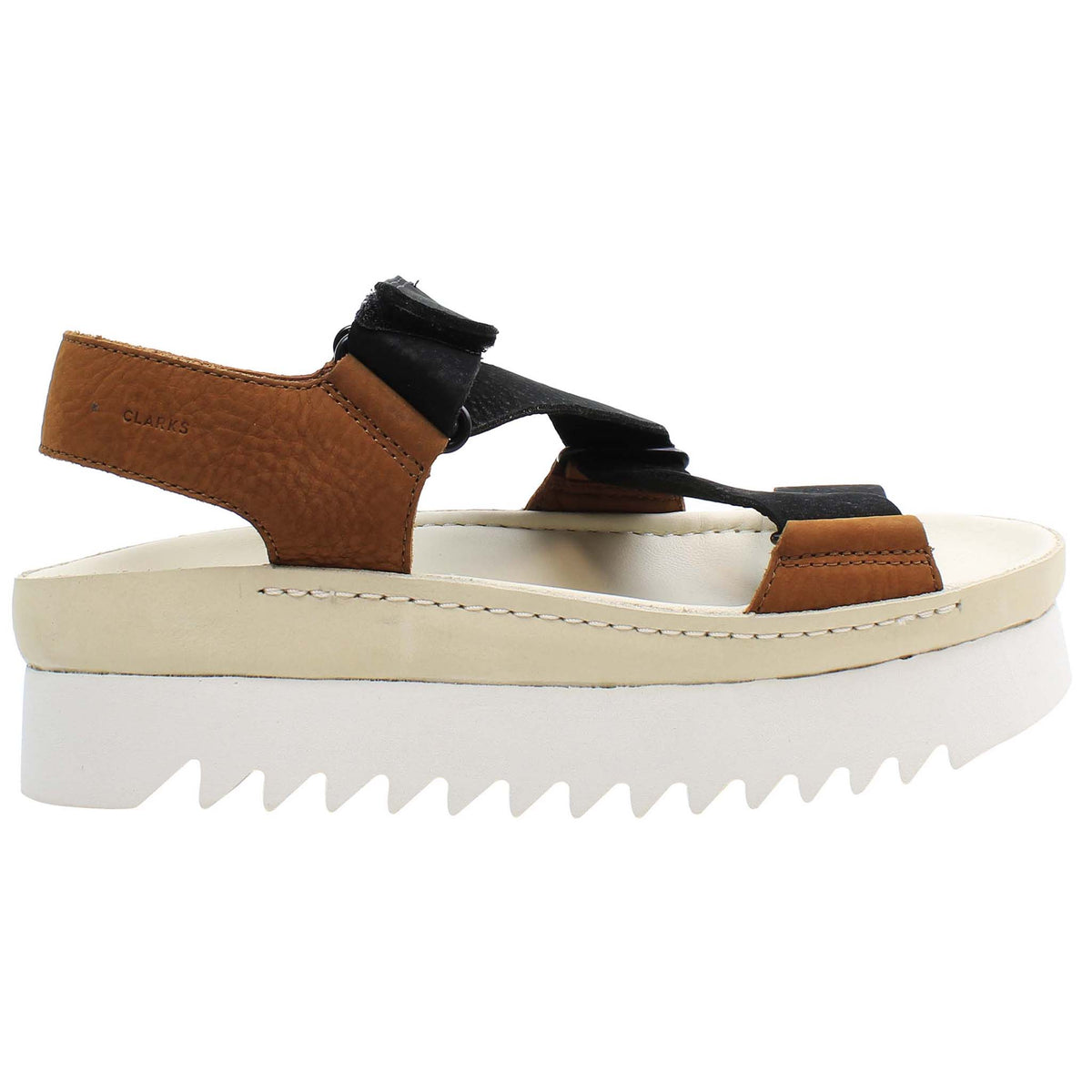 Clarks Ranger Elvtd Womens Brown Sandals