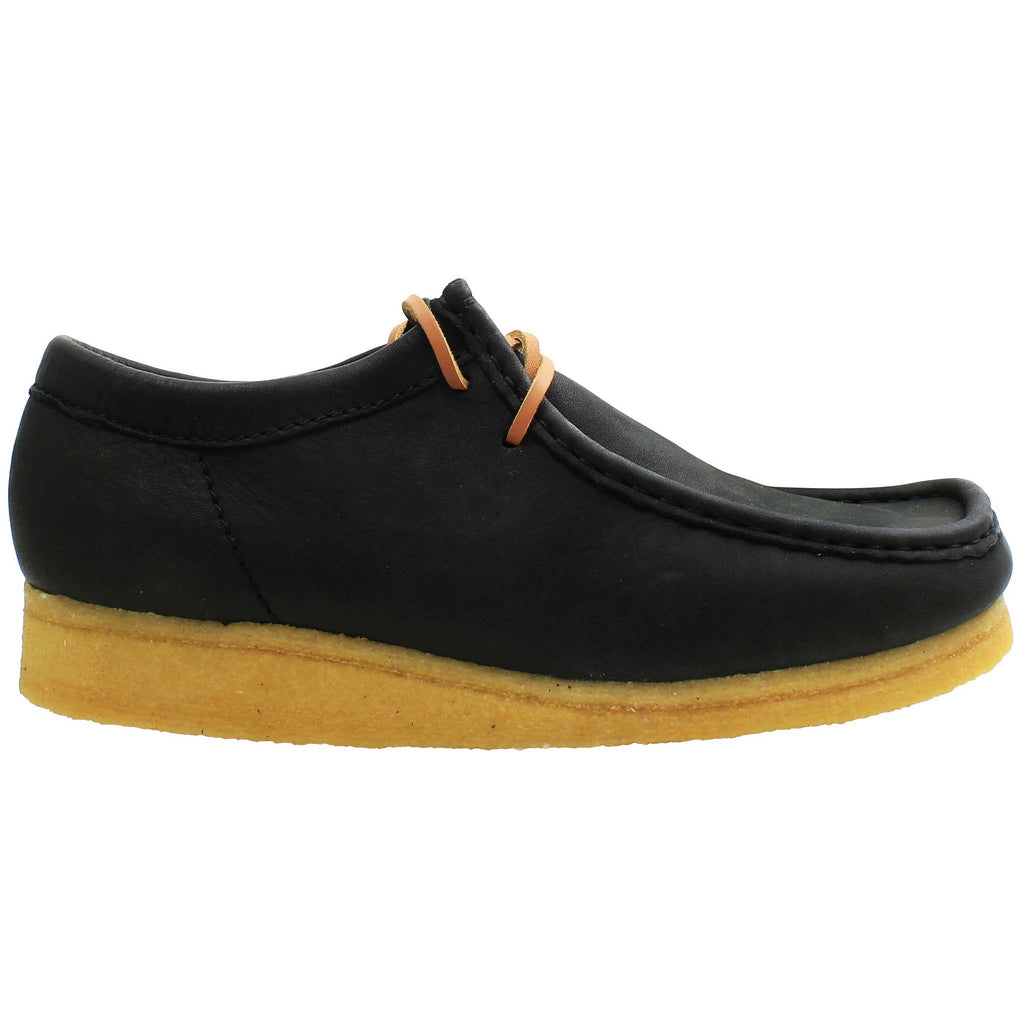 Clarks Wallabee Mens Black Boots