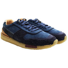 Clarks Torrun Mens Blue Trainers