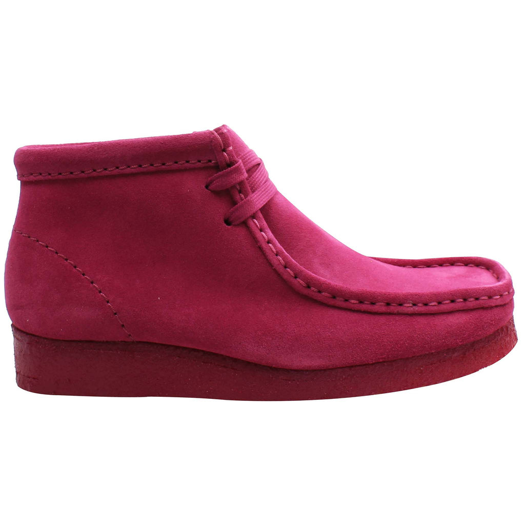 Clarks Wallabee Womens Pink Boots