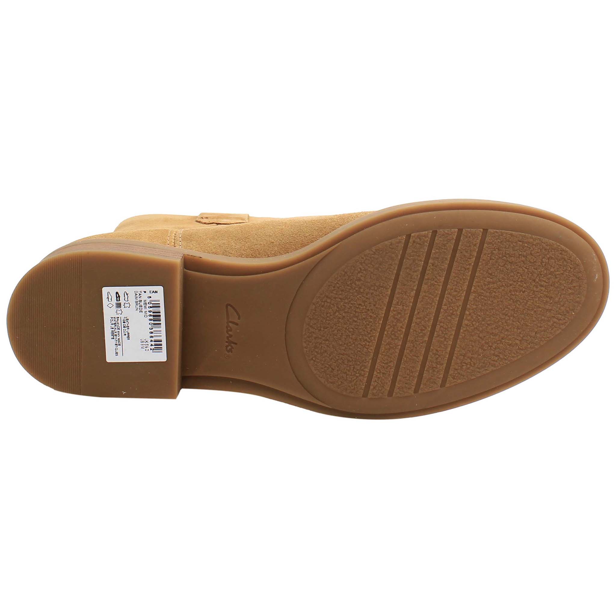 Clarks Memi Womens Tan Mid Boots