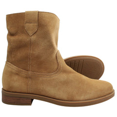 Clarks Memi Womens Tan Mid Boots