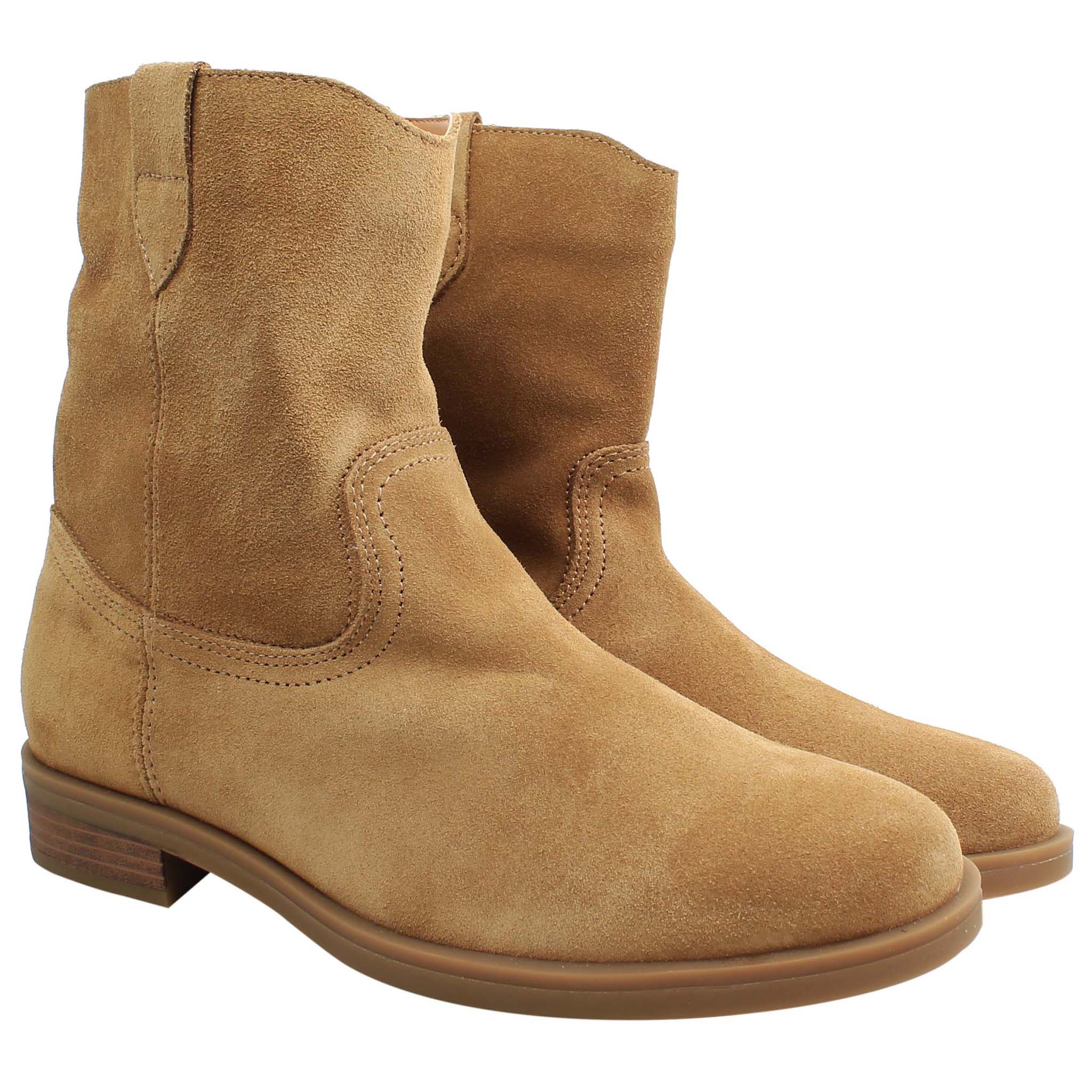 Clarks Memi Womens Tan Mid Boots