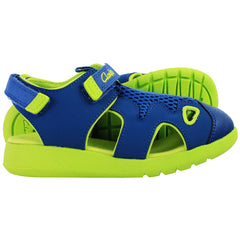 Clarks Ezera Sea Kids Blue Sandals