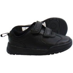 Clarks Kick Pace Kids Black Shoes