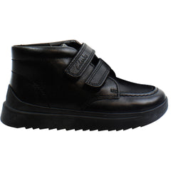 Clarks Goal Strap Kids Black Shoes