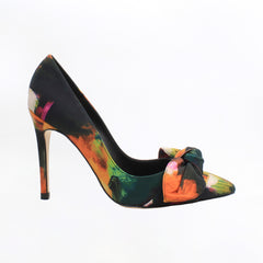 Ted Baker Ryoh Abstract Bow Womens Multicoloured Court Shoes NO BOX