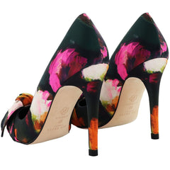 Ted Baker Ryoh Abstract Bow Womens Multicoloured Court Shoes