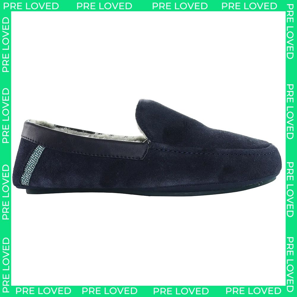 Ted Baker Vallant Mens Blue Moccasin Slippers NO BOX