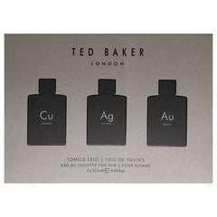Ted Baker 3x 12.5ML Mitonc Tonics Mens Gift Set Eau De Toilette