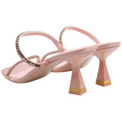 Ted Baker Rinita Diamante Womens Pink Heeled Sandals