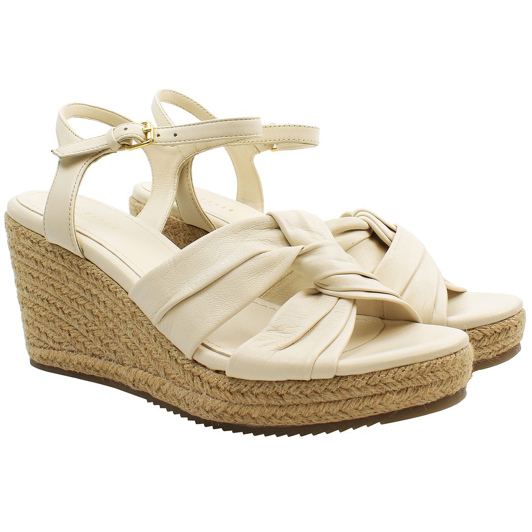 Ted Baker Carda Womens Beige Wedges