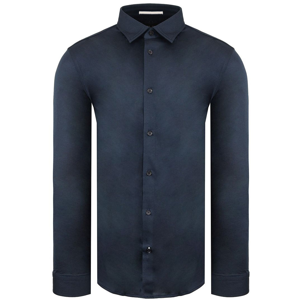 Ted Baker Marros Mens Navy Jersey Shirt