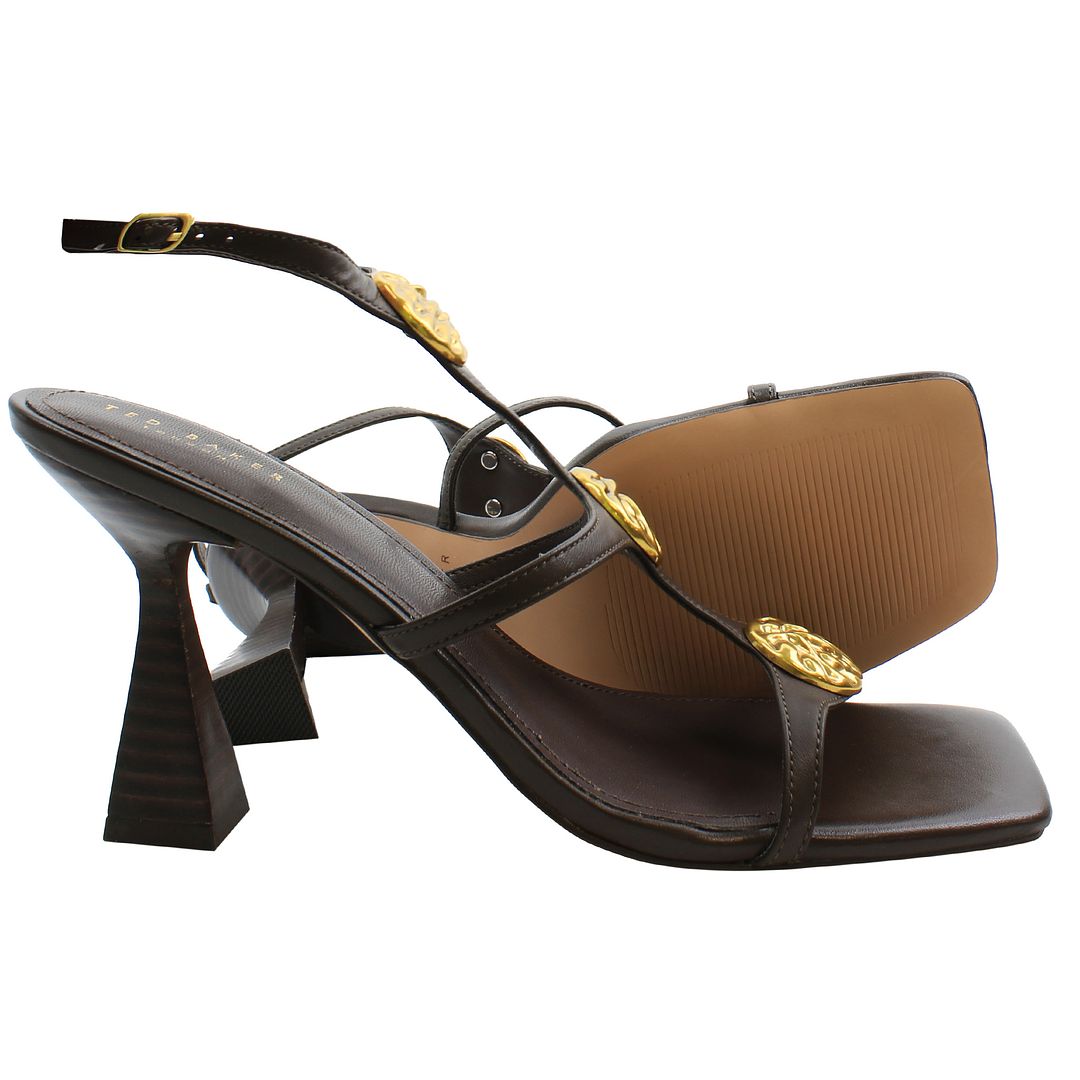 Ted Baker Tayalin Womens Brown Heeled Sandals