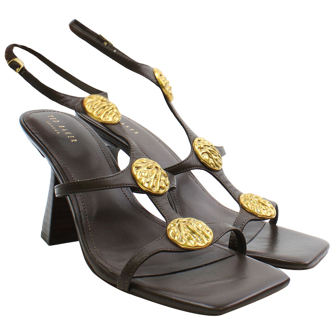 Ted Baker Tayalin Womens Brown Heeled Sandals