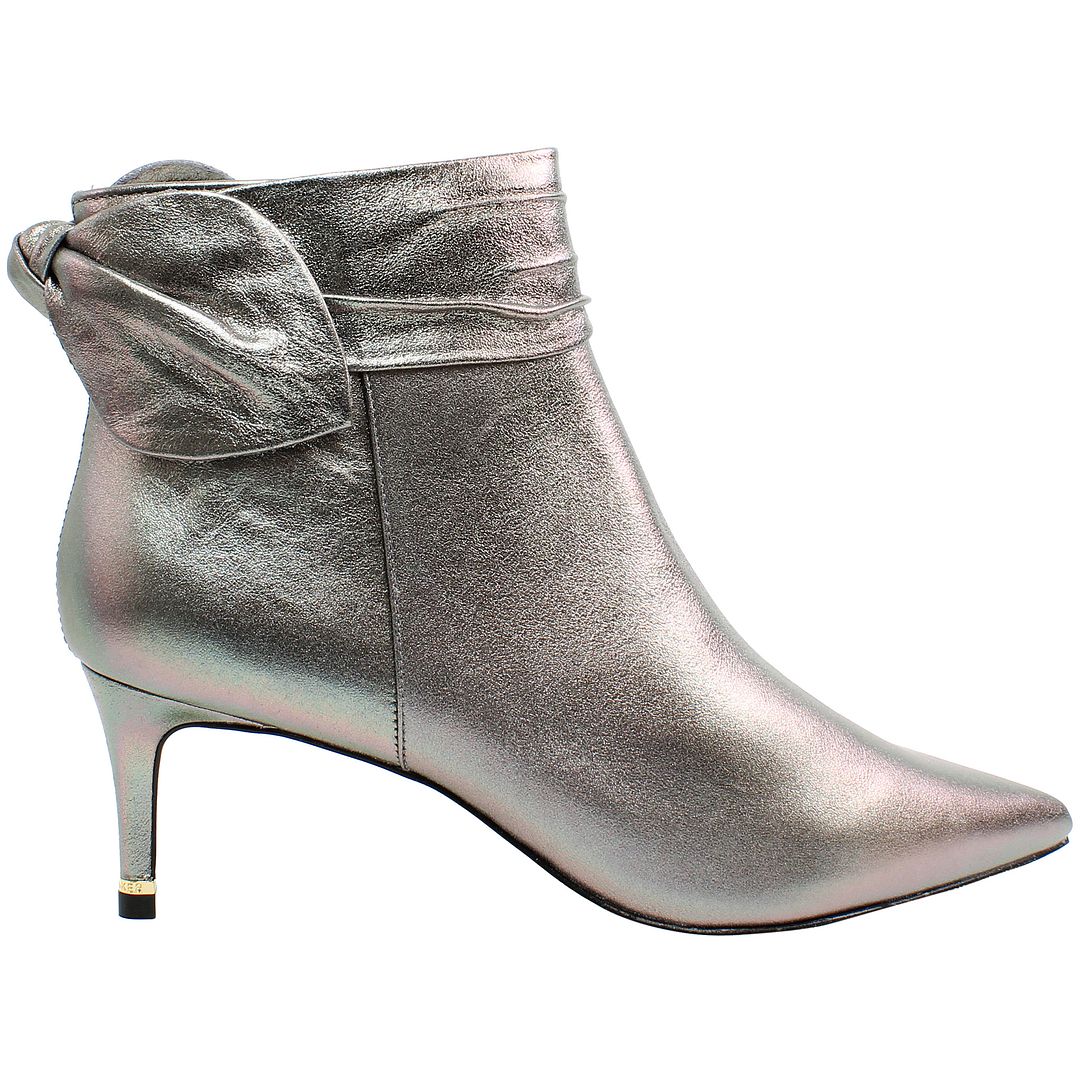 Ted Baker Yona Womens Silver Heeled Boots