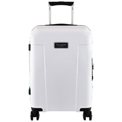 Ted Baker TRAVL Mens White Small Trolley Suitcase