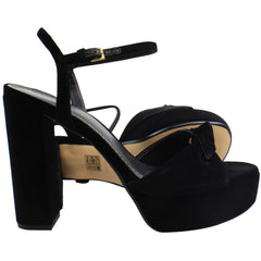 Ted Baker Kayvi Womens Black Platform Heeled Sandals