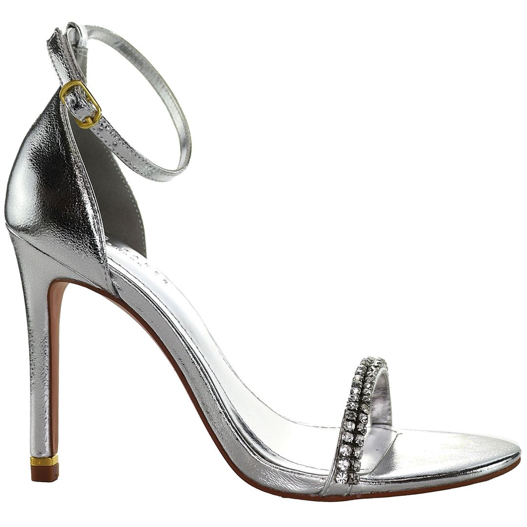 Ted Baker Helenni Crystal Womens Silver Sandals