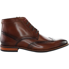 Ted Baker Waldem Mens Brown Brogue Chukka Boots